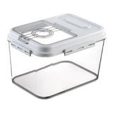 Maxbell Maxbell Clear Rice Storage Container Pantry Organization for Household Nuts Kitchen 66Lbs
