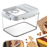 Maxbell Maxbell Clear Rice Storage Container Pantry Organization for Household Nuts Kitchen 66Lbs