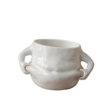 Maxbell 2xCeramic Coffee Mug Water Cup Durable Housewarming Gift Cute for Home Wedding