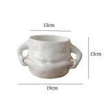 Maxbell 2xCeramic Coffee Mug Water Cup Durable Housewarming Gift Cute for Home Wedding