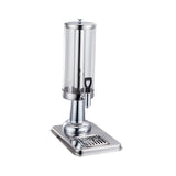 Maxbell 2xClear Beverage Dispenser Ice Cylinder with Faucet for lemon Juice