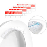 Maxbell 4xPotty Urine Deflector Guard Portable Stickiness Universal for Bathroom Hotel