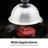 Maxbell 2xgrill domes Cover 6.30'' Griddle Cheese Melting Dome for Steaks steak Burgers
