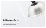 Maxbell 2xgrill domes Cover 6.30'' Griddle Cheese Melting Dome for Steaks steak Burgers