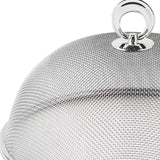 Maxbell 2xMetal Mesh Food Cover Plate Serving Cover for Outdoor Party Camping Diameter 28cm