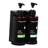 Maxbell 2xShower Soap Dispenser Liquid Hand Soap Dispenser for Toilet Kitchen Supplies B Double Head