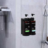 Maxbell 2xShower Soap Dispenser Liquid Hand Soap Dispenser for Toilet Kitchen Supplies B Double Head