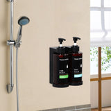Maxbell 2xShower Soap Dispenser Liquid Hand Soap Dispenser for Toilet Kitchen Supplies B Double Head