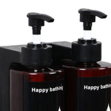 Maxbell 2xShower Soap Dispenser Liquid Hand Soap Dispenser for Toilet Kitchen Supplies B Double Head