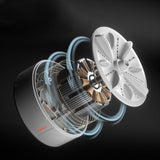 Mini Turbine Washing Machine USB Powered Small Size for 4kg Personal Laundry Orange