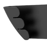 Wall Mount Pot Lid Hanger Portable Pan Storage Rack for Plates Board Kitchen Black