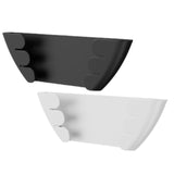 Wall Mount Pot Lid Hanger Portable Pan Storage Rack for Plates Board Kitchen Black