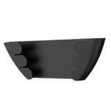Wall Mount Pot Lid Hanger Portable Pan Storage Rack for Plates Board Kitchen Black
