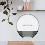 Wall Mount Pot Lid Hanger Portable Pan Storage Rack for Plates Board Kitchen Black