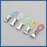 Maxbell 2x10 Pieces Hanging Tea Towels Clips Cupboard for Shower Curtain Small Clothes white