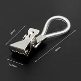Maxbell 2x10 Pieces Hanging Tea Towels Clips Cupboard for Shower Curtain Small Clothes white
