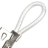 Maxbell 2x10 Pieces Hanging Tea Towels Clips Cupboard for Shower Curtain Small Clothes white