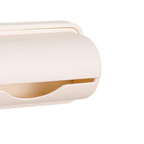 Maxbell Trash Bag Holder Wall Mount Garbage Bag Holder for Kitchen Cabinet Household large apricot