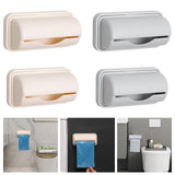 Maxbell Trash Bag Holder Wall Mount Garbage Bag Holder for Kitchen Cabinet Household large apricot