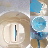 Maxbell Trash Bag Holder Wall Mount Garbage Bag Holder for Kitchen Cabinet Household large apricot