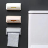 Maxbell Trash Bag Holder Wall Mount Garbage Bag Holder for Kitchen Cabinet Household large apricot