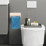 Maxbell Trash Bag Holder Wall Mount Garbage Bag Holder for Kitchen Cabinet Household large apricot