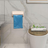 Maxbell Trash Bag Holder Wall Mount Garbage Bag Holder for Kitchen Cabinet Household large apricot