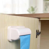 Maxbell Trash Bag Holder Wall Mount Garbage Bag Holder for Kitchen Cabinet Household large apricot