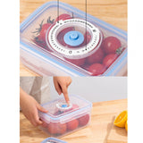 Maxbell 2xVacuum Container Saver Vacuum Seal Container for Salads Meals Dry Foods 3.6L