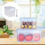 Maxbell 2xVacuum Container Saver Vacuum Seal Container for Salads Meals Dry Foods 3.6L