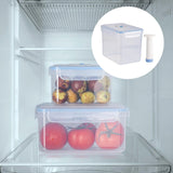 Maxbell 2xVacuum Container Saver Vacuum Seal Container for Salads Meals Dry Foods 3.6L