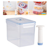 Maxbell 2xVacuum Container Saver Vacuum Seal Container for Salads Meals Dry Foods 3.6L