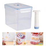 Maxbell 2xVacuum Container Saver Vacuum Seal Container for Salads Meals Dry Foods 3.6L