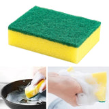 Maxbell 10xSponge Scourers Kitchen Cleaning Supplies Scrub Sponge for Kitchen Household Dish