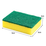 Maxbell 10xSponge Scourers Kitchen Cleaning Supplies Scrub Sponge for Kitchen Household Dish