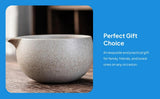 Maxbell 2xCeramic Matcha Bowl Porcelain Matcha Mixing Bowl for Friends Beginner Family Style C