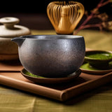Maxbell 2xCeramic Matcha Bowl Porcelain Matcha Mixing Bowl for Friends Beginner Family Style D