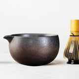 Maxbell 2xCeramic Matcha Bowl Porcelain Matcha Mixing Bowl for Friends Beginner Family Style D