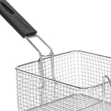 Maxbell 2xFryer Basket with Handle Frying Serving Basket for Barbecue Chips Restaurant 19.7cmx17cmx10cm
