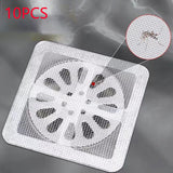 Maxbell 4xDisposable Shower Drain Catcher Floor Sink Strainer Filter Sticker for Sewer 10pcs