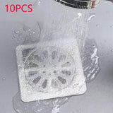 Maxbell 5xDisposable Shower Drain Catcher Floor Sink Strainer Filter Sticker for Sewer 10pcs