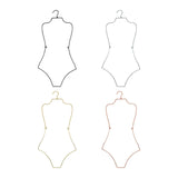 Maxbell 2xSwimsuit Hanger Display Hanger Lingerie Hanger for Boutique Beachwear Adults Black