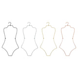 Maxbell 2xSwimsuit Hanger Display Hanger Lingerie Hanger for Boutique Beachwear Adults Black