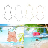 Maxbell 2xSwimsuit Hanger Display Hanger Lingerie Hanger for Boutique Beachwear Adults Black