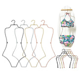 Maxbell 2xSwimsuit Hanger Display Hanger Lingerie Hanger for Boutique Beachwear Adults Black