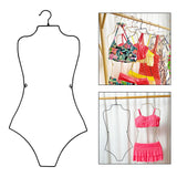 Maxbell 2xSwimsuit Hanger Display Hanger Lingerie Hanger for Boutique Beachwear Adults Black