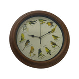 Maxbell Sacred Heart of Jesus Statue Catholic Figurine with Singing Bird Wall Clock