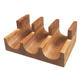 Maxbell Maxbell Wooden Sushi Holder Stand Sushi Serving Plate for Parties Desktop Restaurant 3 Grid