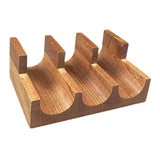 Maxbell Maxbell Wooden Sushi Holder Stand Sushi Serving Plate for Parties Desktop Restaurant 3 Grid