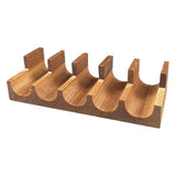 Maxbell Maxbell Wooden Sushi Holder Stand Sushi Serving Plate for Parties Desktop Restaurant 5 Grid